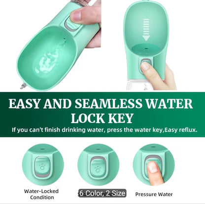 💧 AquaPaw™ Portable Silicone Pet Travel Water Bottle (350ml)
