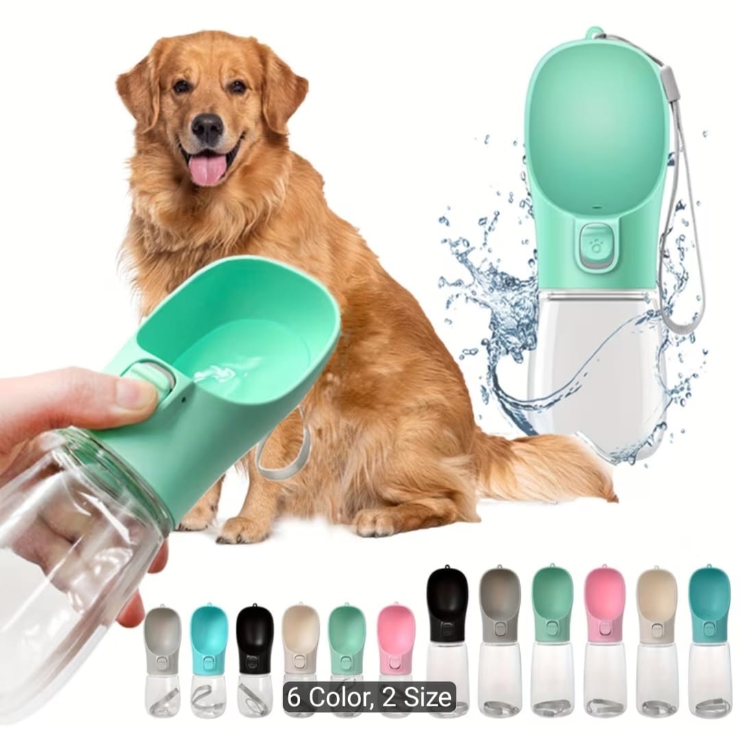 💧 AquaPaw™ Portable Silicone Pet Travel Water Bottle (350ml)