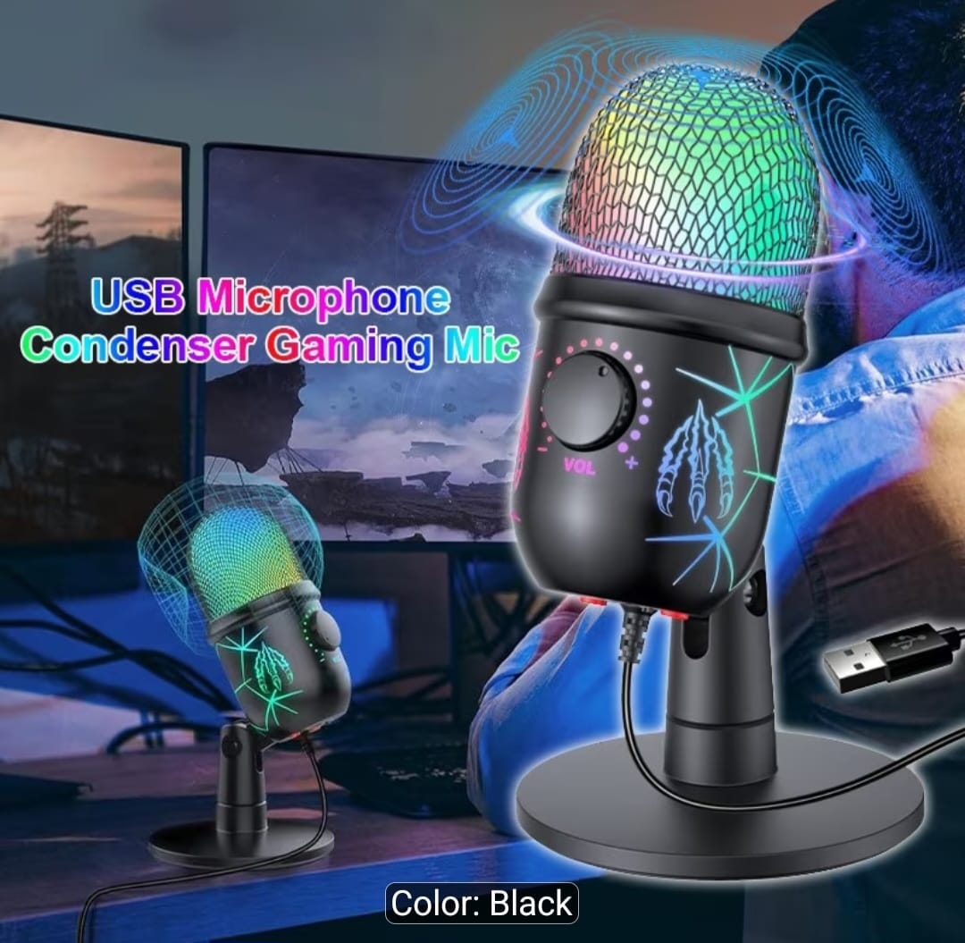 🎙️ Professional RGB Gaming Microphone