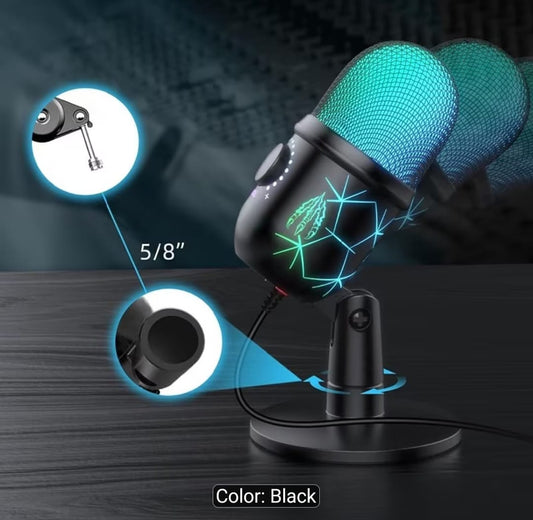 🎙️ Professional RGB Gaming Microphone