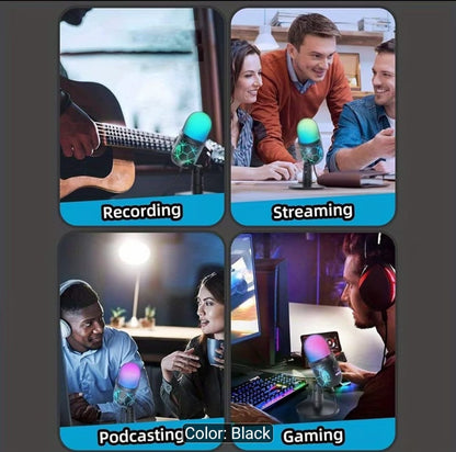 🎙️ Professional RGB Gaming Microphone