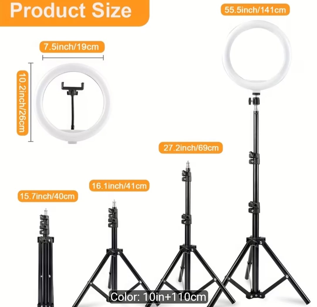💡 CreatorGlow™ Ring Light Studio Kit