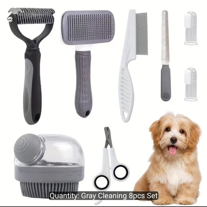✂️ PawCare™ 8-Piece Grooming Kit