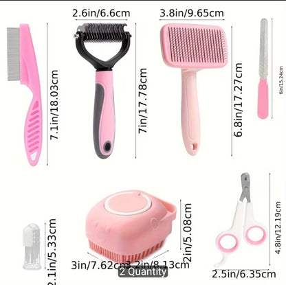✂️ PawCare™ 8-Piece Grooming Kit