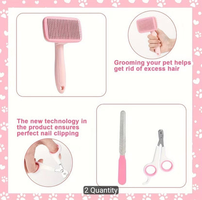 ✂️ PawCare™ 8-Piece Grooming Kit