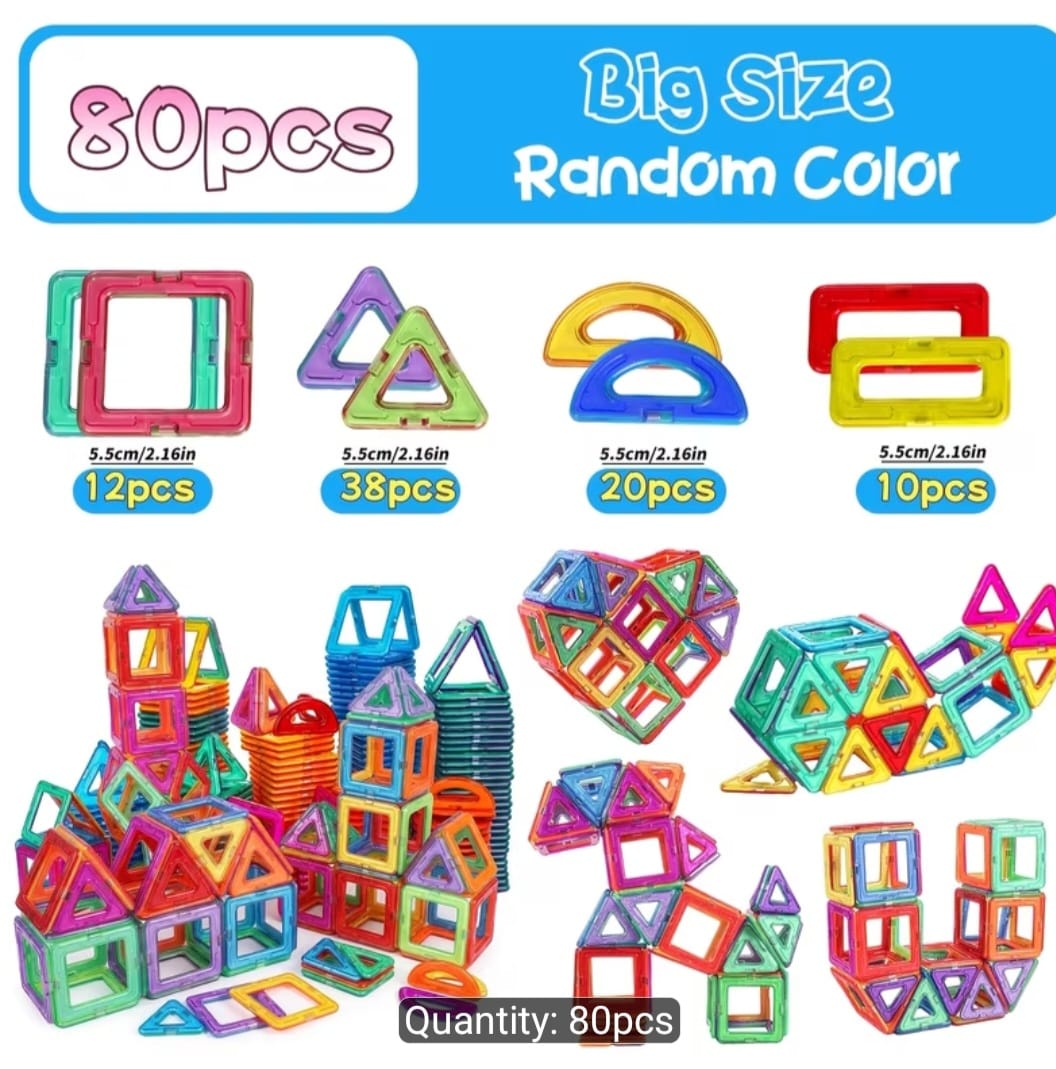 🧲 BuildSmart™ Magnetic STEM Tiles
