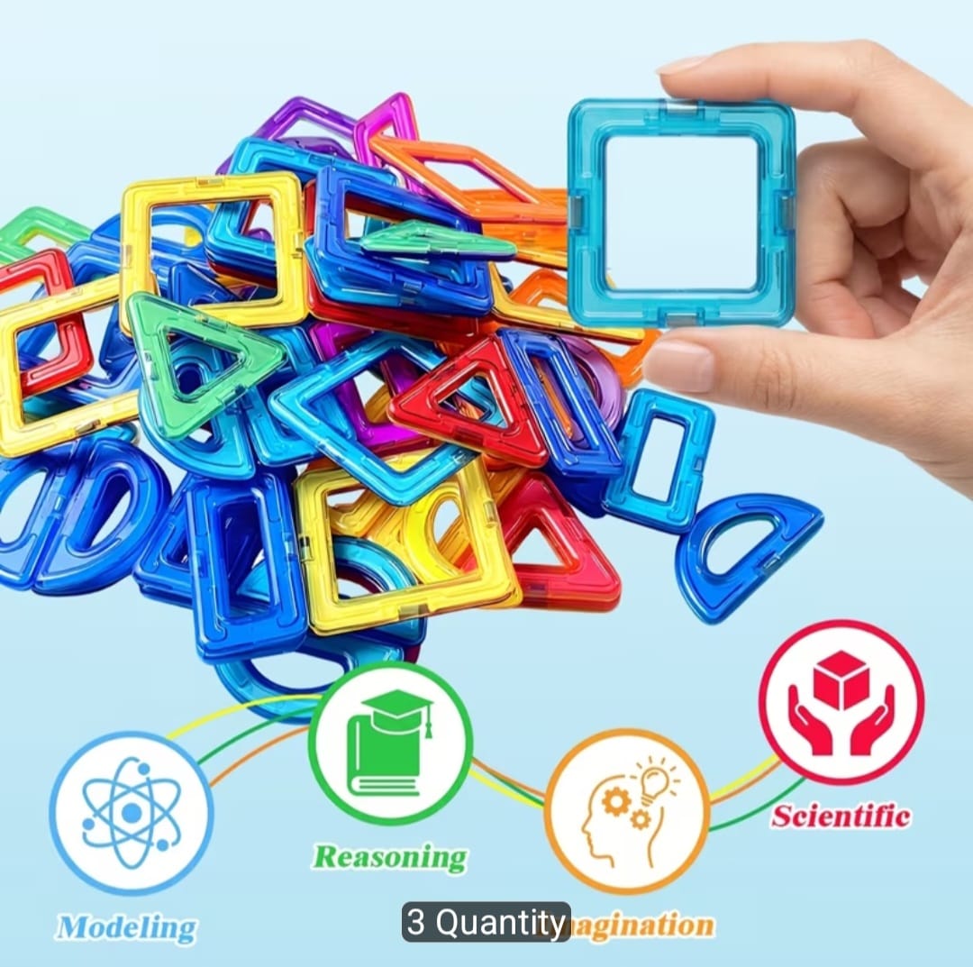 🧲 BuildSmart™ Magnetic STEM Tiles
