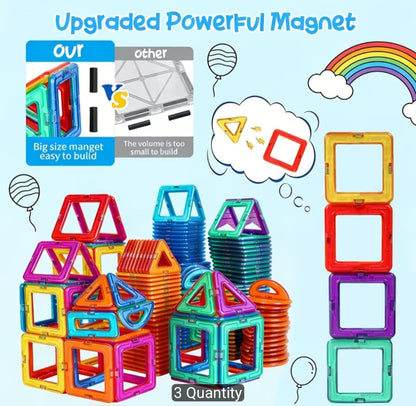 🧲 BuildSmart™ Magnetic STEM Tiles