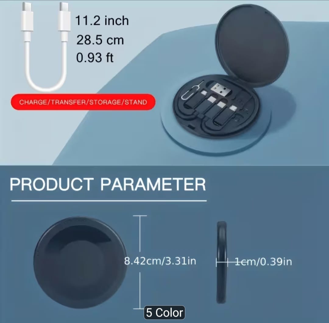 🔌 5-in-1 Universal Charging Cable Kit