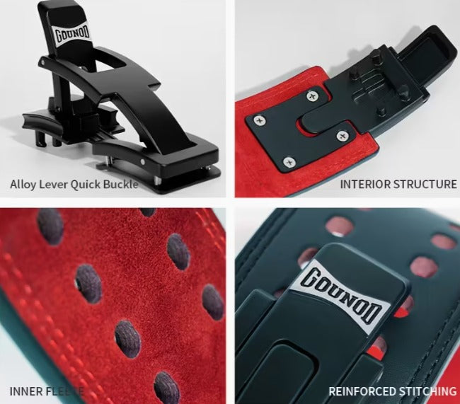 🏋️ GOUNOD 10mm Lever Powerlifting Belt