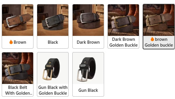 Classic Vintage Pin Buckle Belt – Unisex