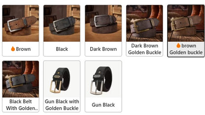 Classic Vintage Pin Buckle Belt – Unisex