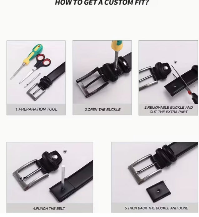 Classic Vintage Pin Buckle Belt – Unisex