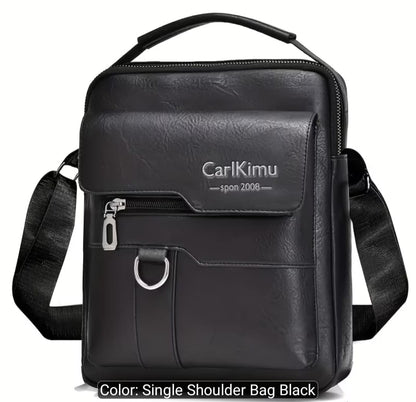 Genuine Leather Unisex Crossbody Business Bag